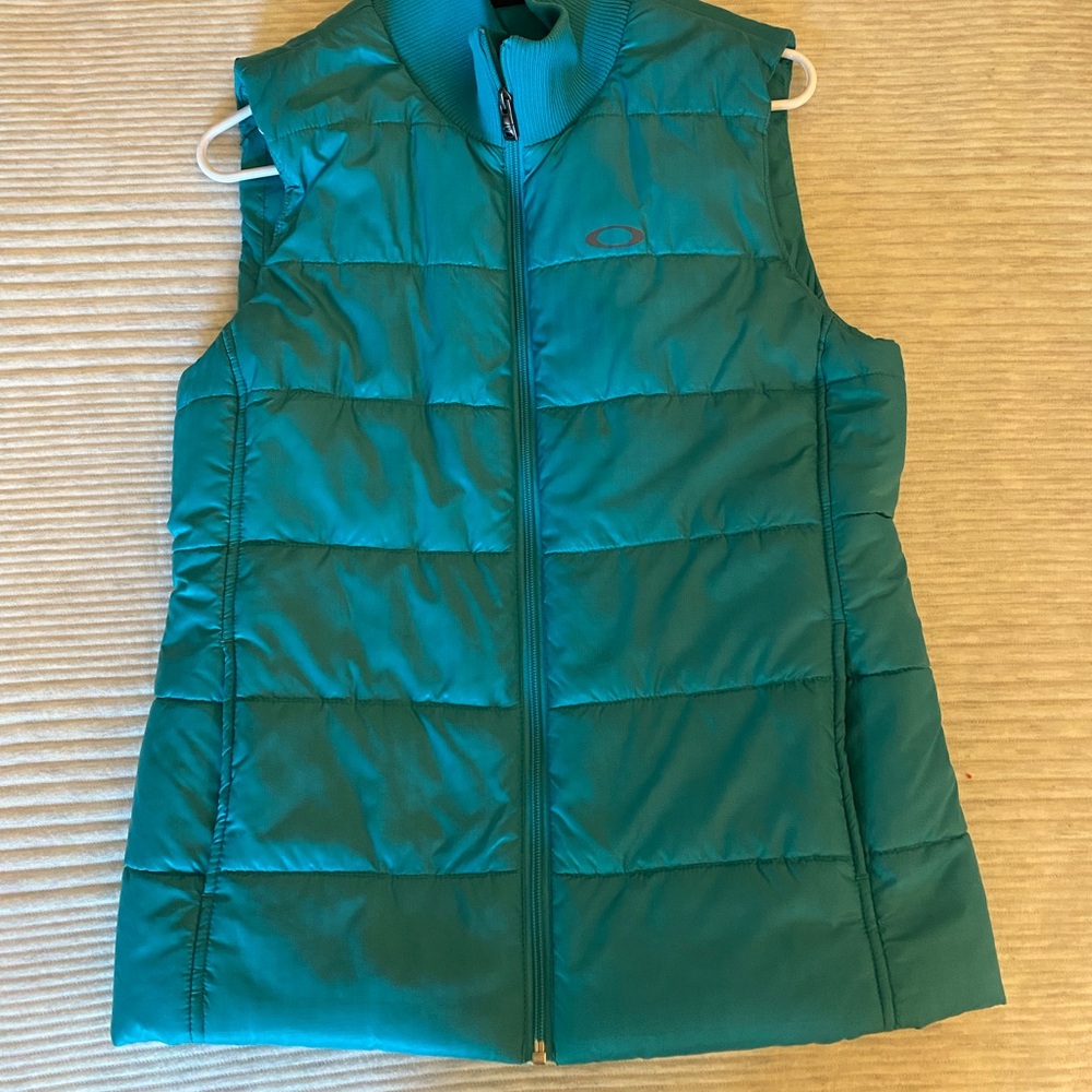 Blue Oakley Puffer Vest